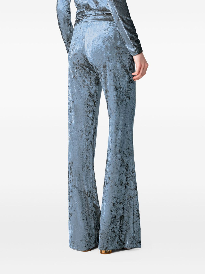 crushed-velvet trousers 3