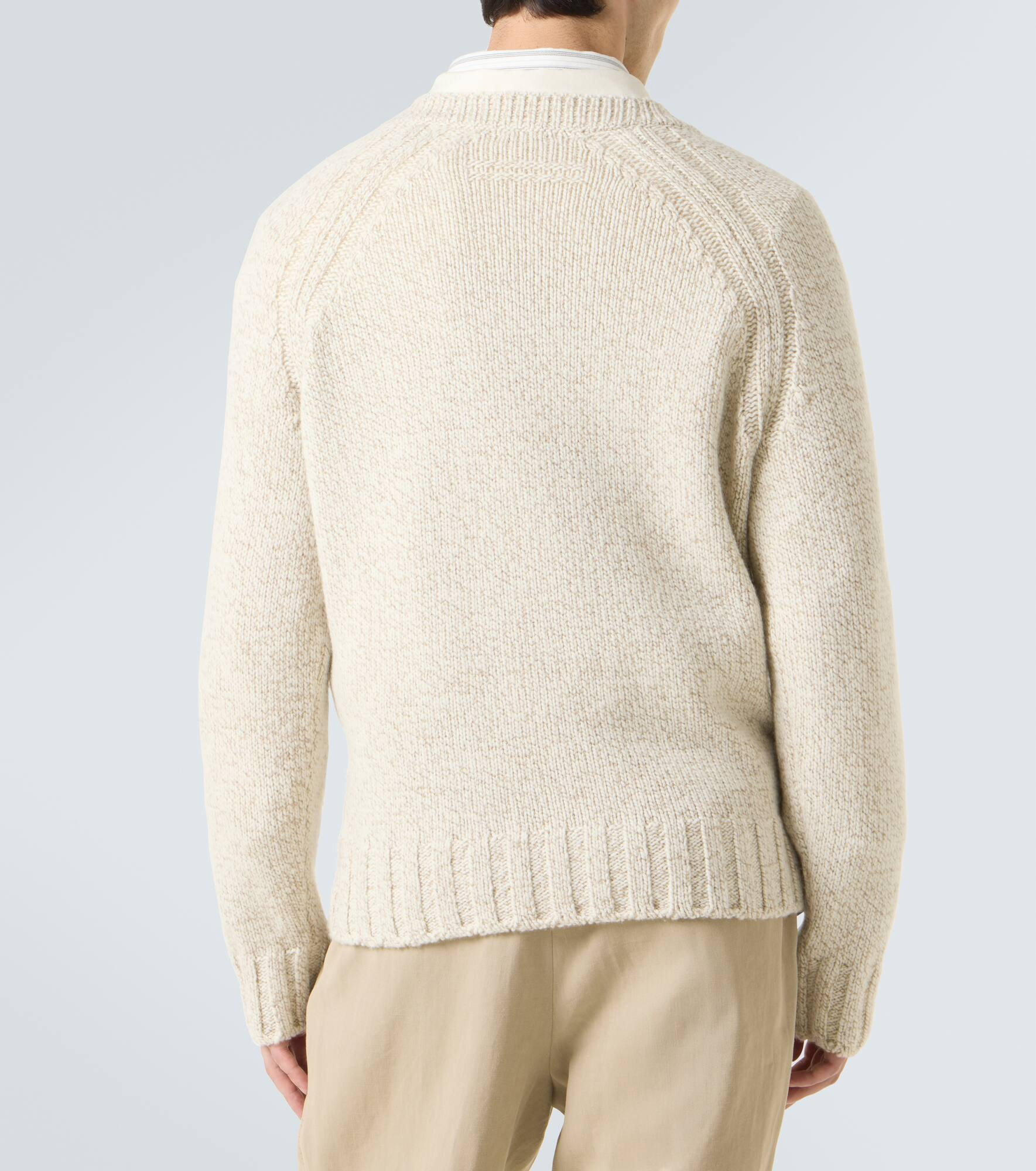 Cashmere and wool sweater - 4