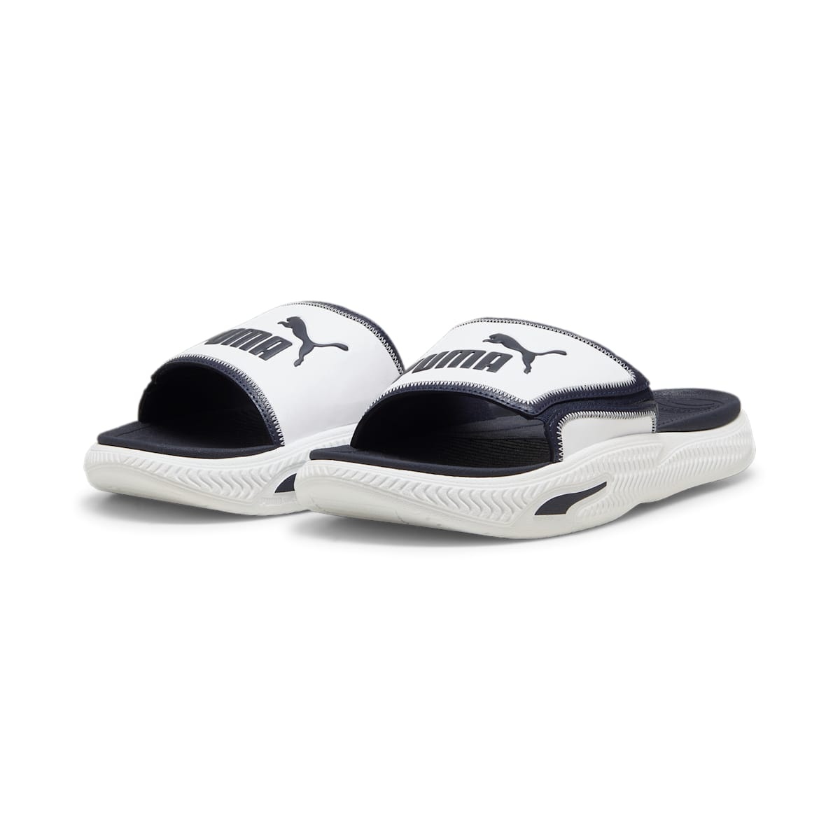 PUMA Softride Pro 24 V Slides 'White New Navy' 395432-03 - 3