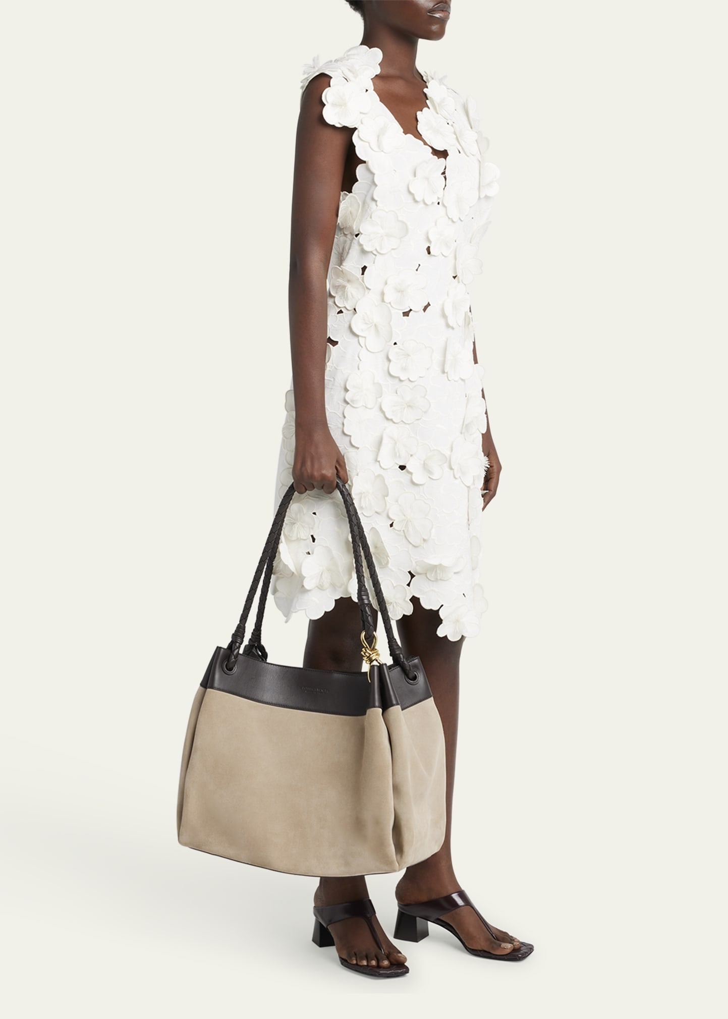 Parachute Maxi Suede Shoulder Bag - 5