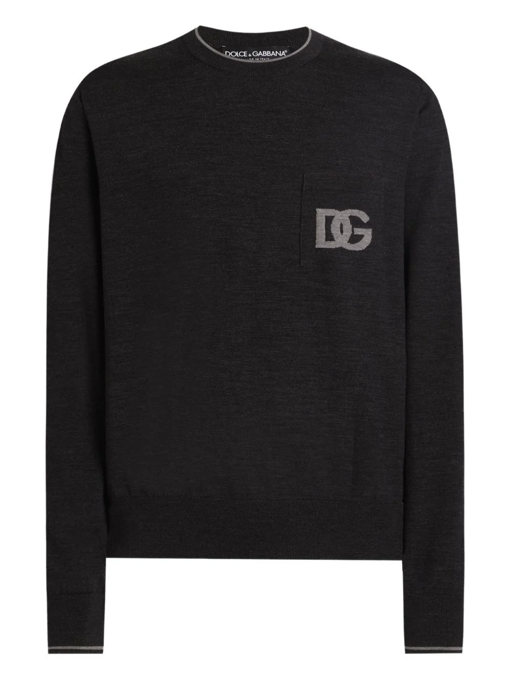 logo pocket sweater - 1