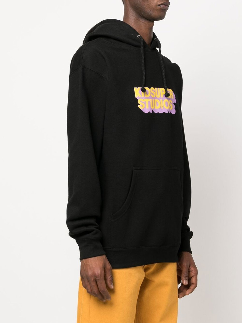 3D logo-print hoodie 3