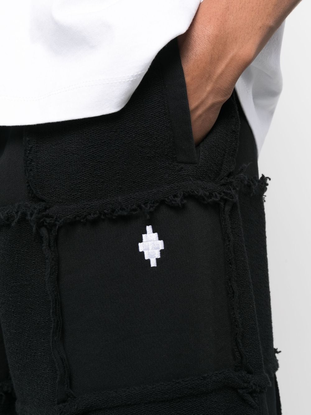Cross Inside Out cotton track shorts - 5