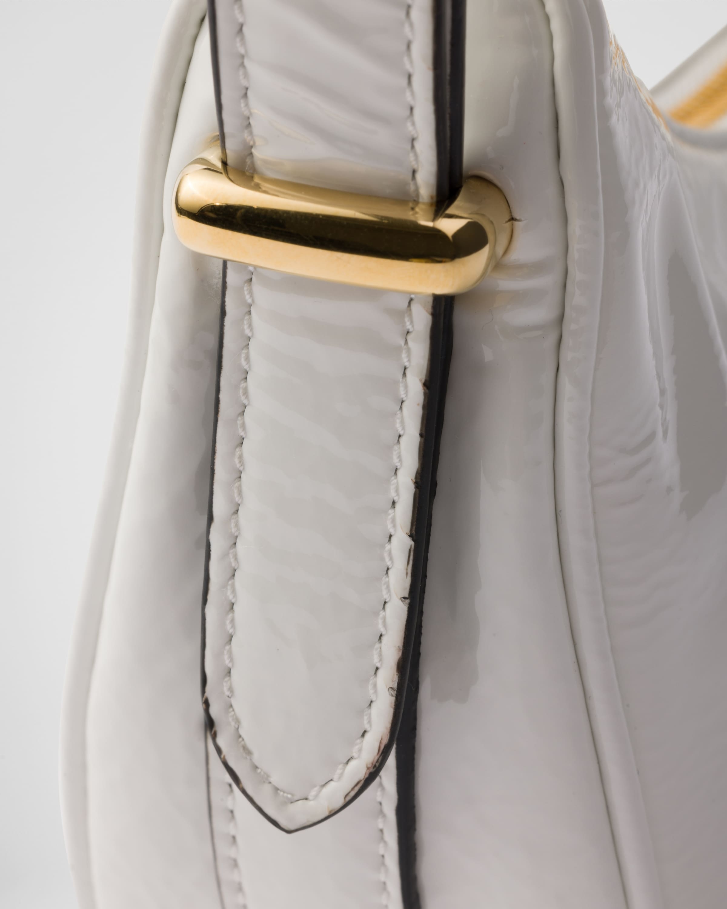 Prada Arqué naplak patent leather shoulder bag - 6