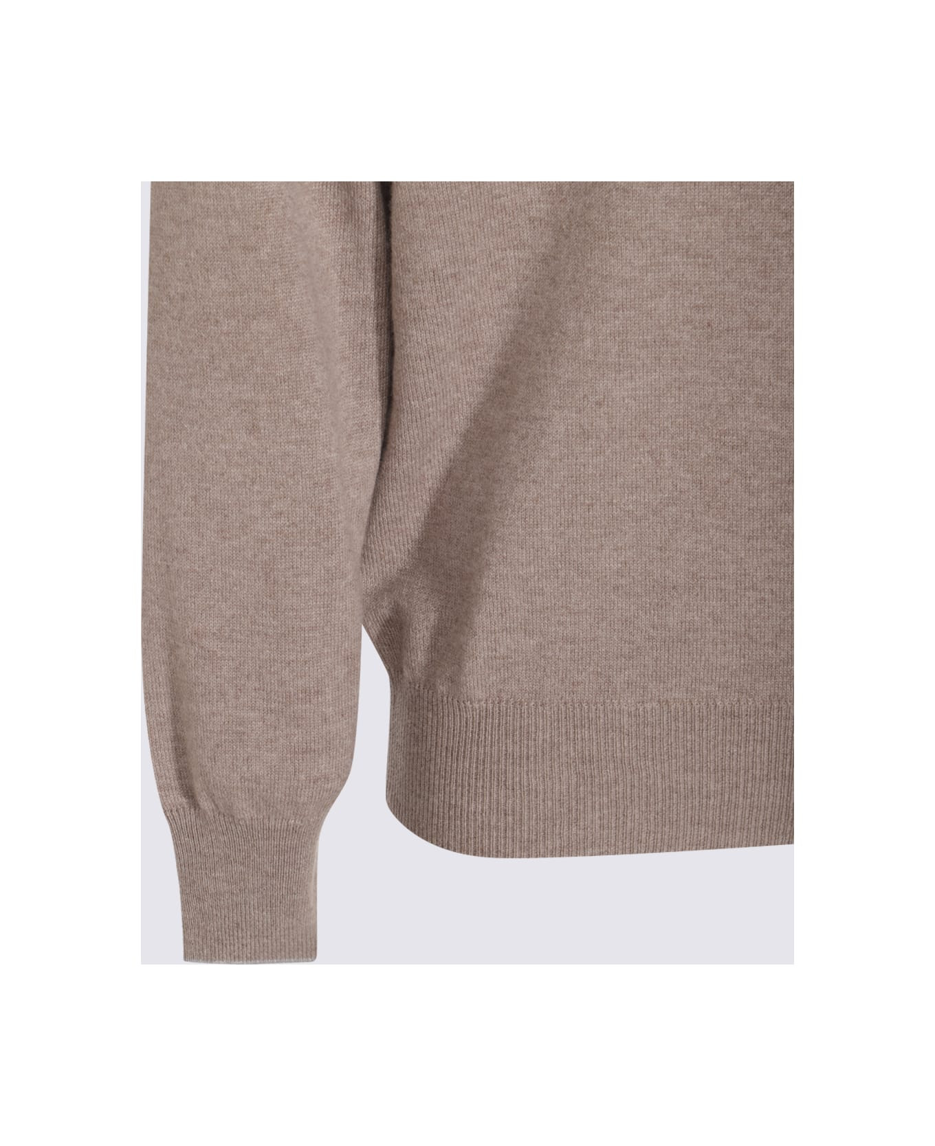 Beige Cashmere Knitwear - 3
