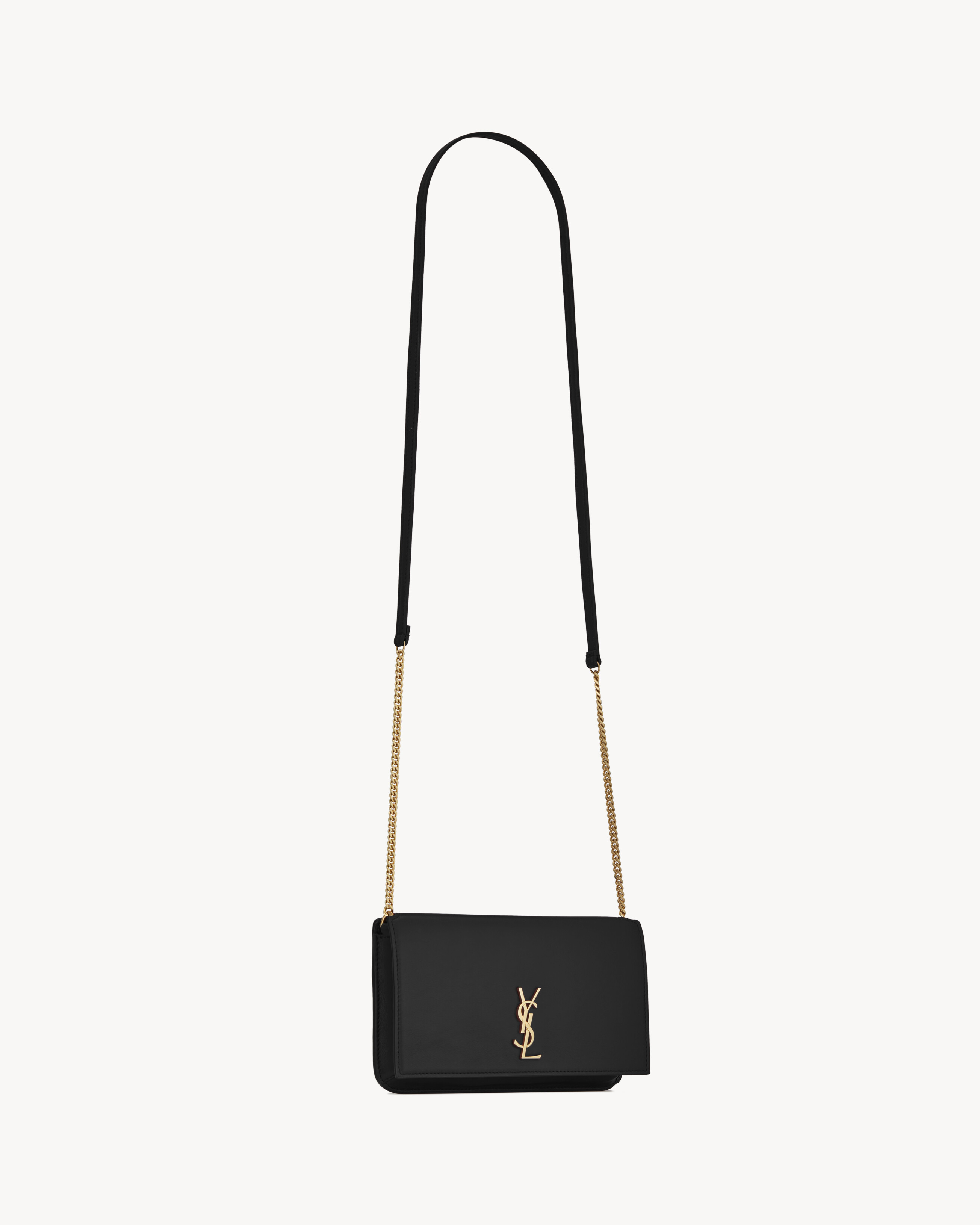 CASSANDRE PHONE HOLDER IN SMOOTH LEATHER - 6