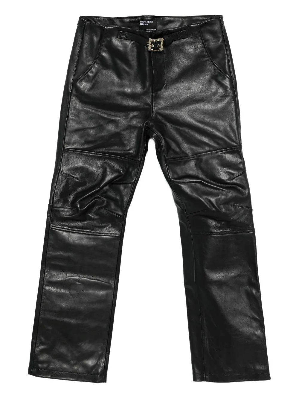 buckle panelled trousers - 1