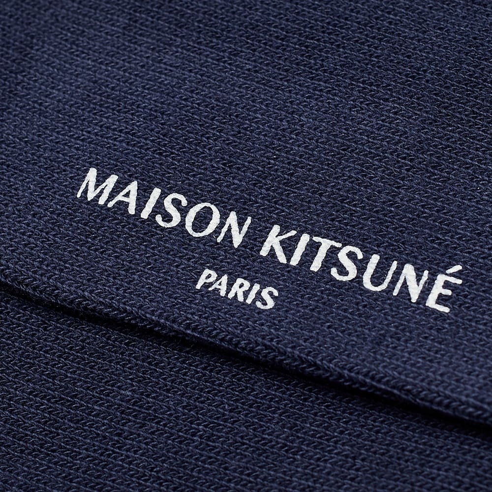 Maison Kitsuné Tricolour Fox Sock - 2