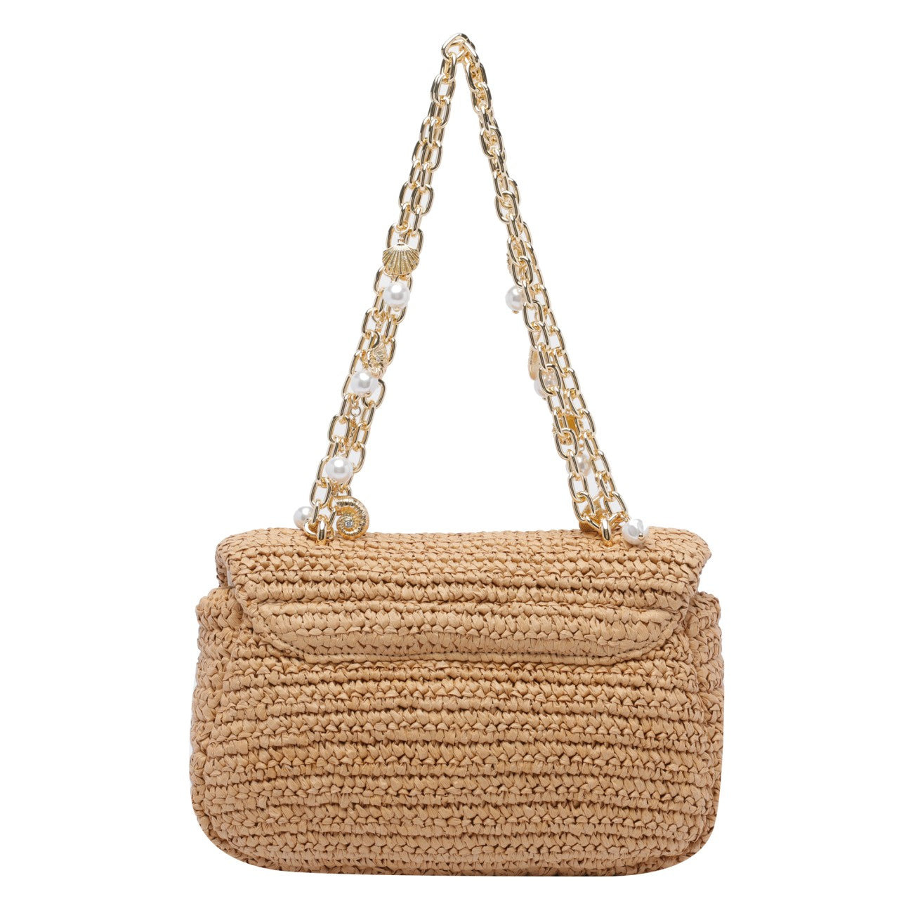 Self Portrait Women Raffia Bow Charm Shoulder Bag - 3