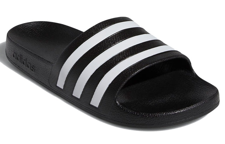 (WMNS) adidas Adilette Aqua Slides 'Black White' G28723 - 2