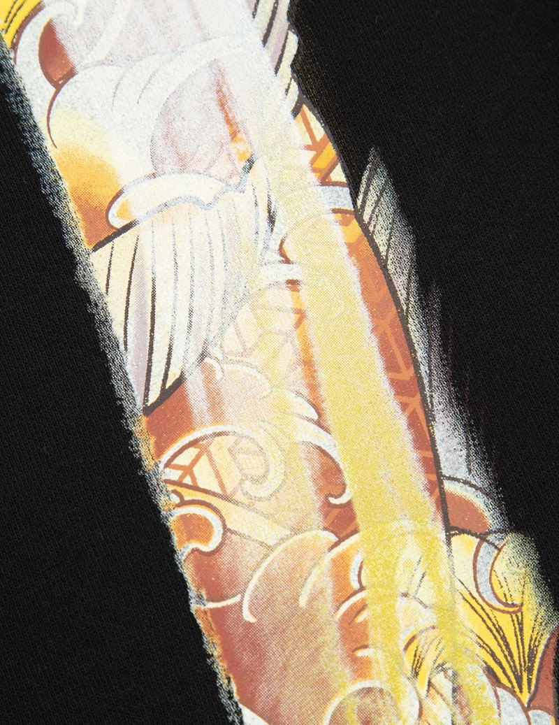 2-LAYER HAND-BRUSHED DAICOCK FOIL PRINT SWEATPANTS 10