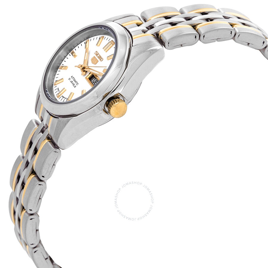 Seiko - Seiko Series 5 Automatic White Dial Ladies Watch SYMA35K1 - 2