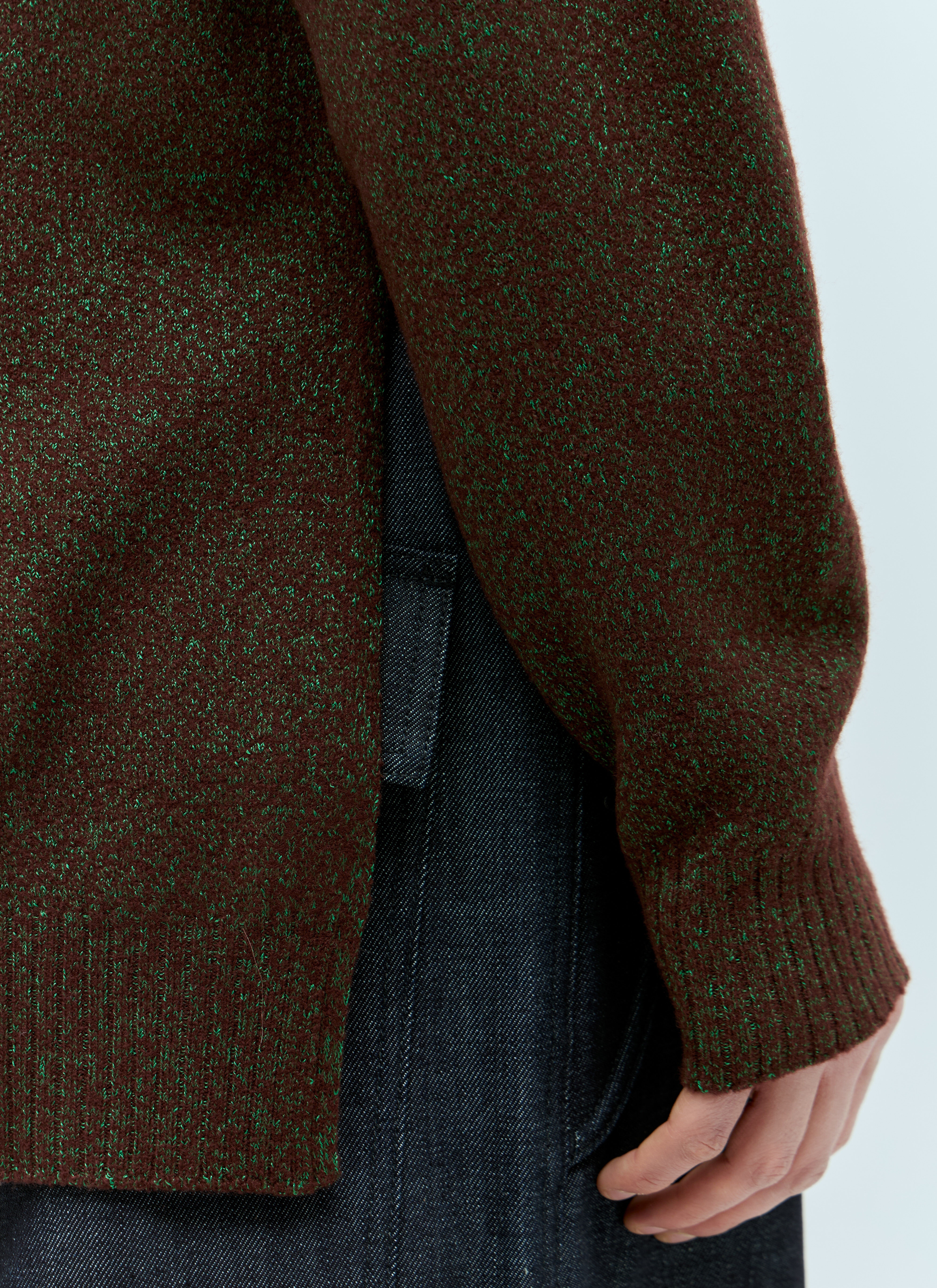 Oversized Wool-Blend Sweater - 5