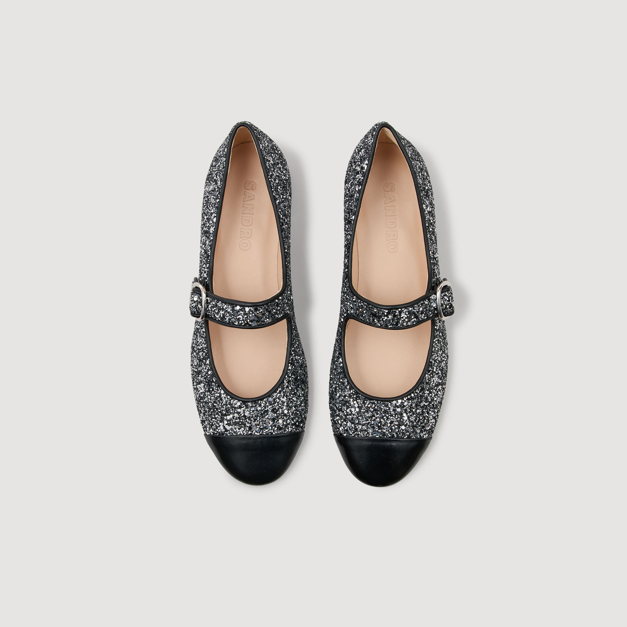 GLITTER BALLET FLATS - 3