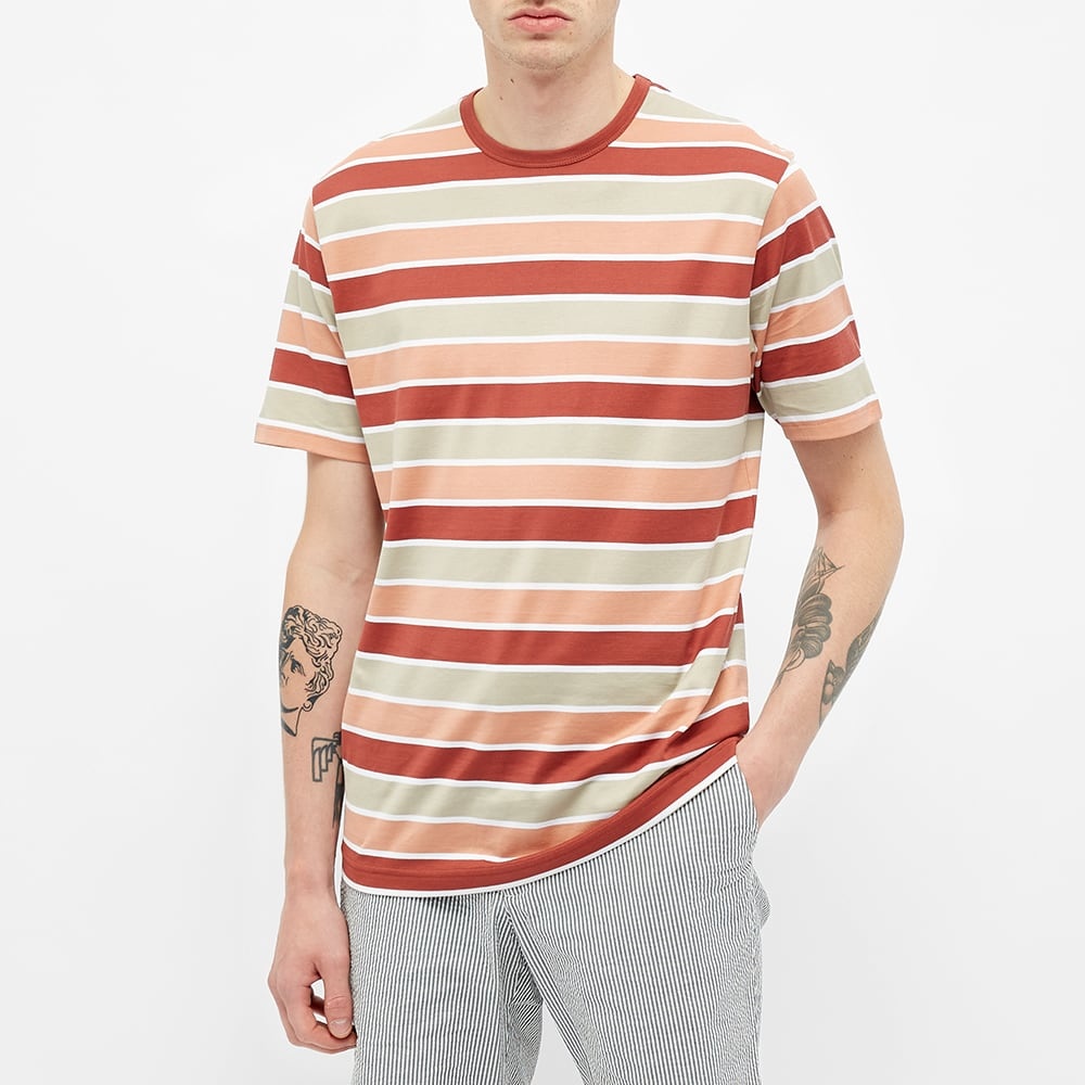 Sunspel Multi Stripe Classic Tee - 3