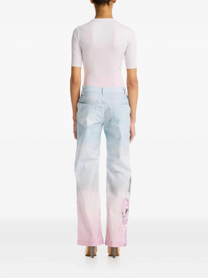 print ombré trousers 4