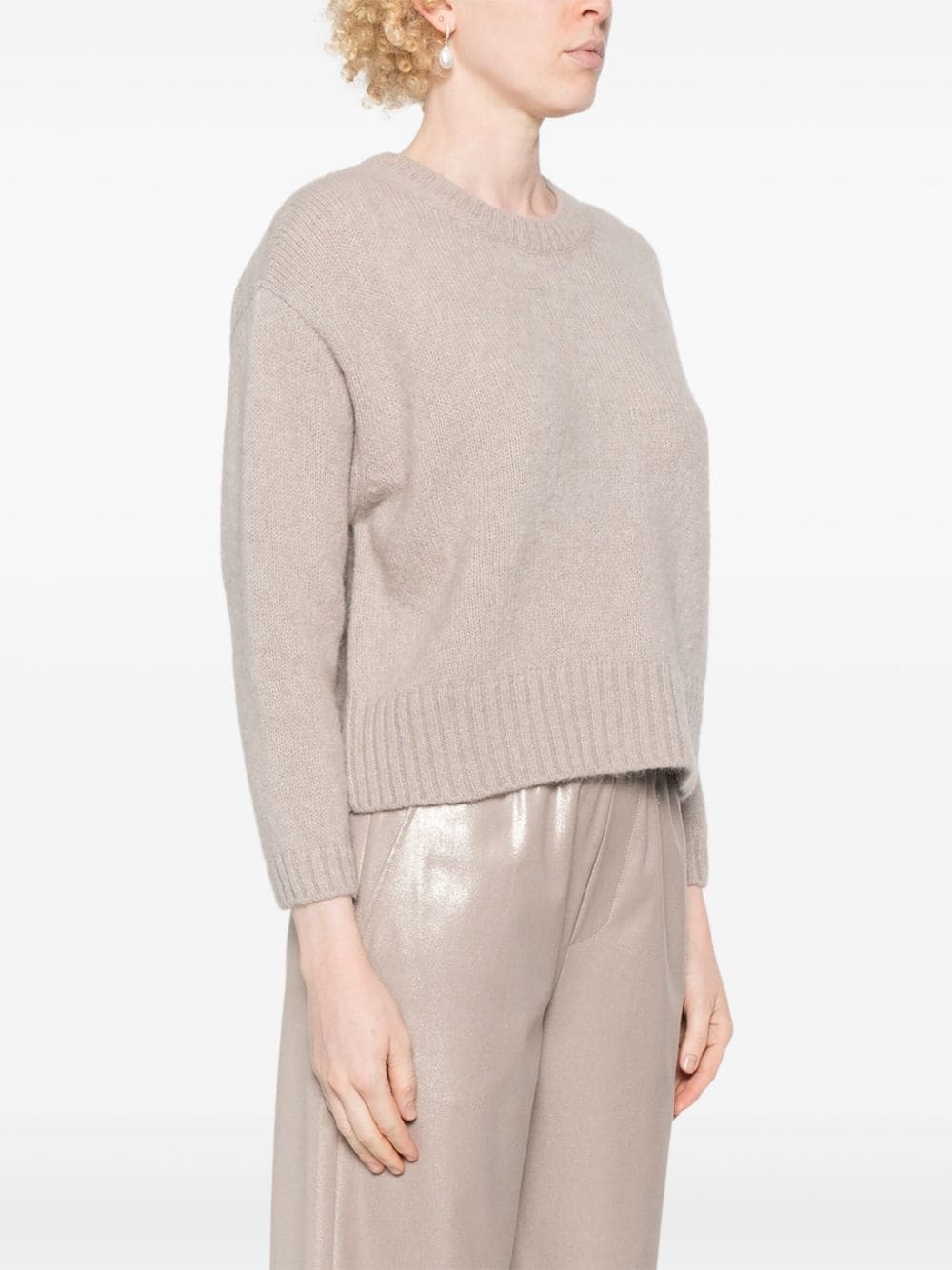 logo-charm sweater - 6