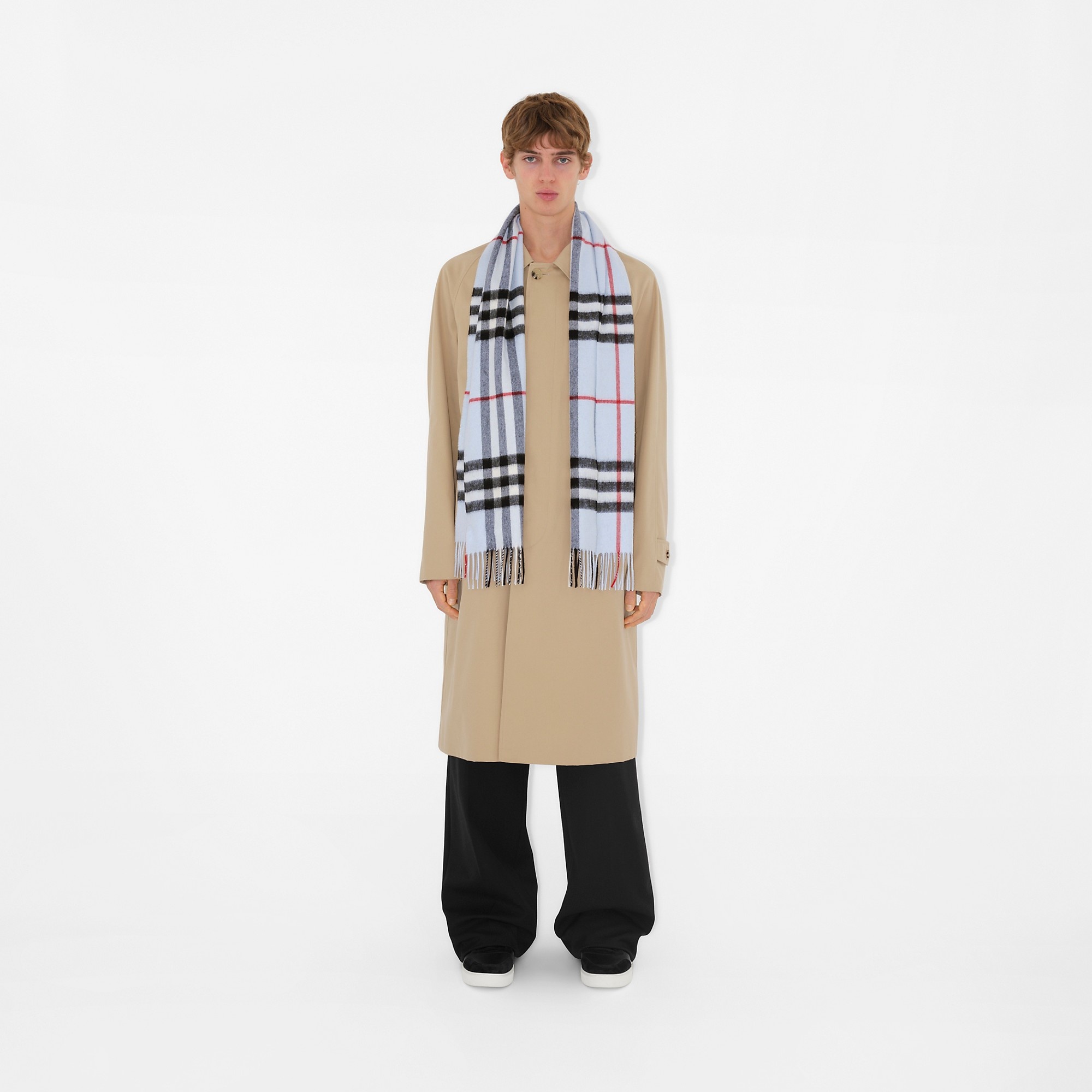 Check Cashmere Scarf - 5