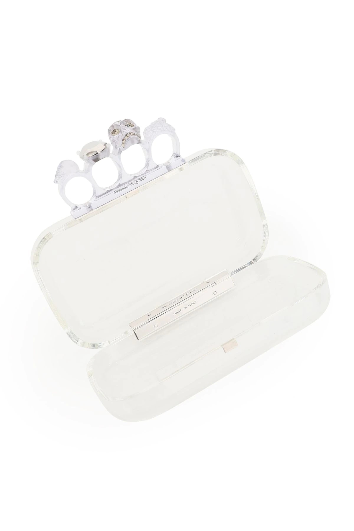 FOUR-RING SKULL PLEXI CLUTCH - 4