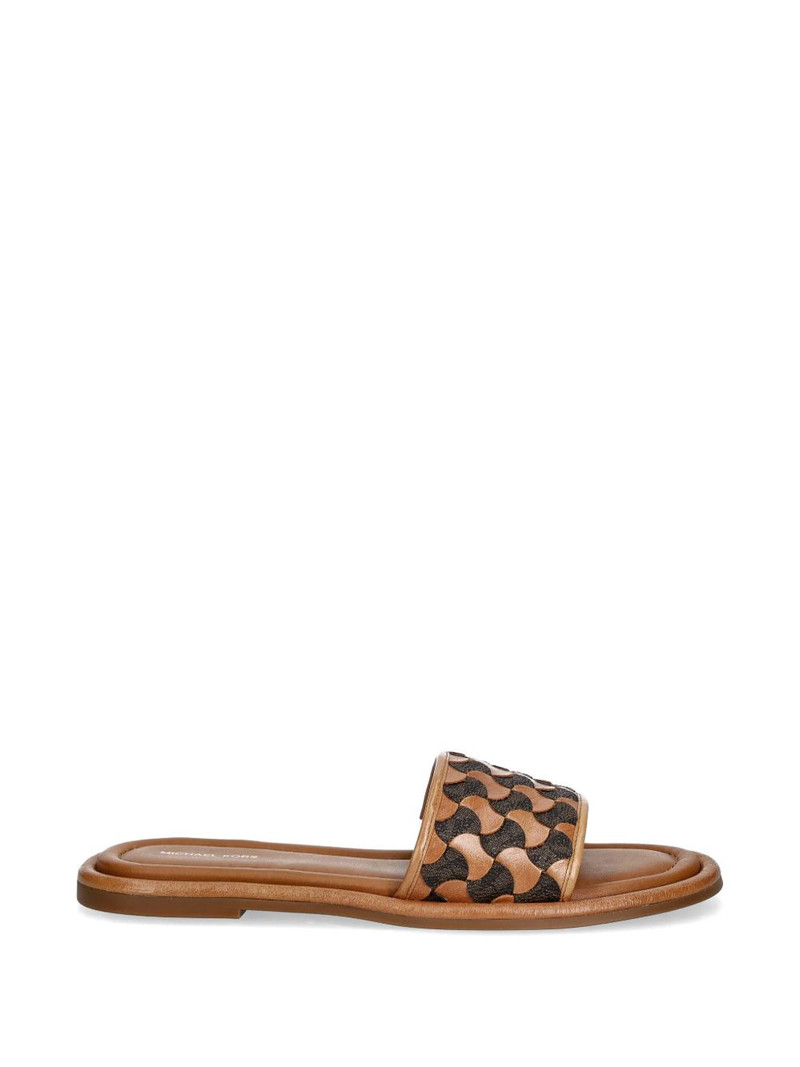 Dana patterned flat sandals 1