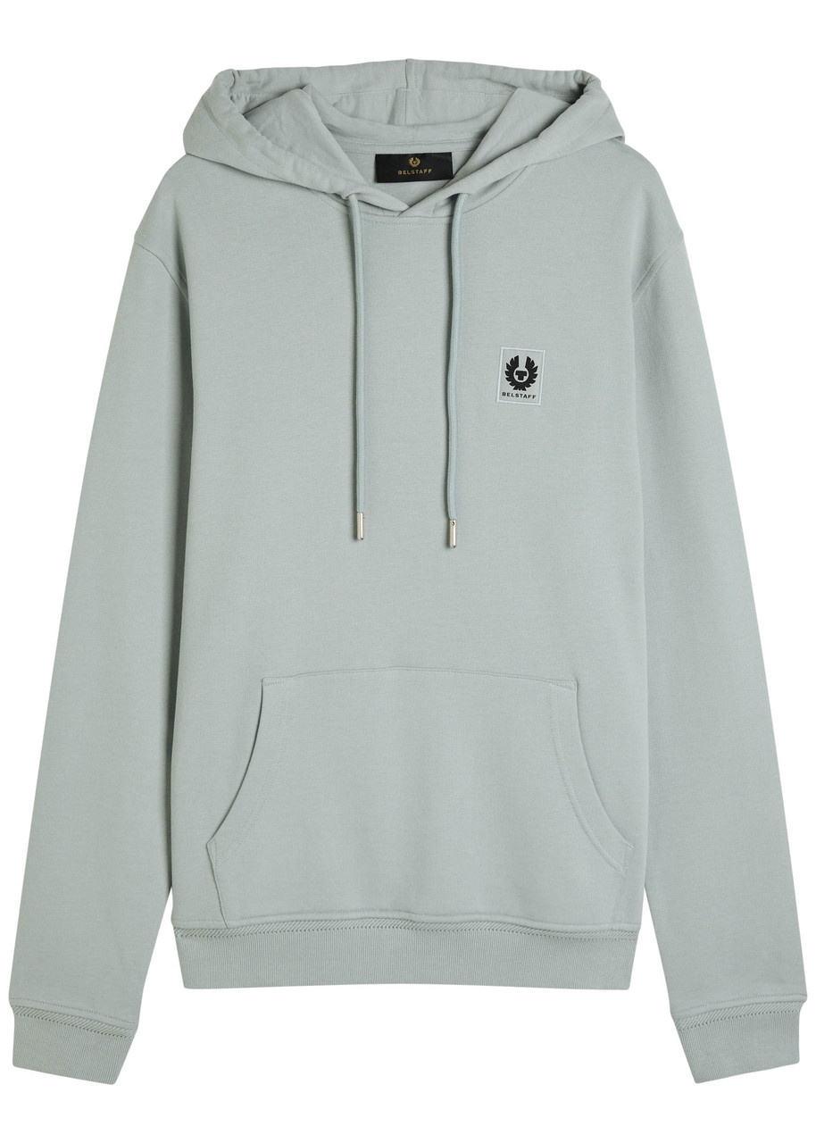 Belstaff Logo Hooded Cotton Sweatshirt - 1