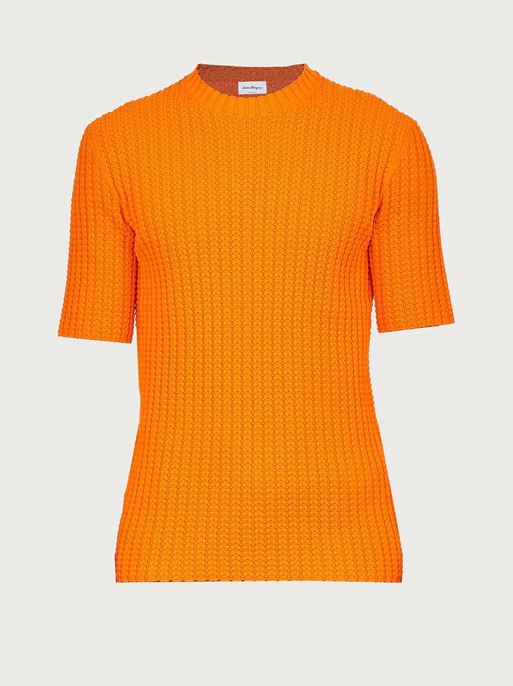 KNITTED T-SHIRT - 2