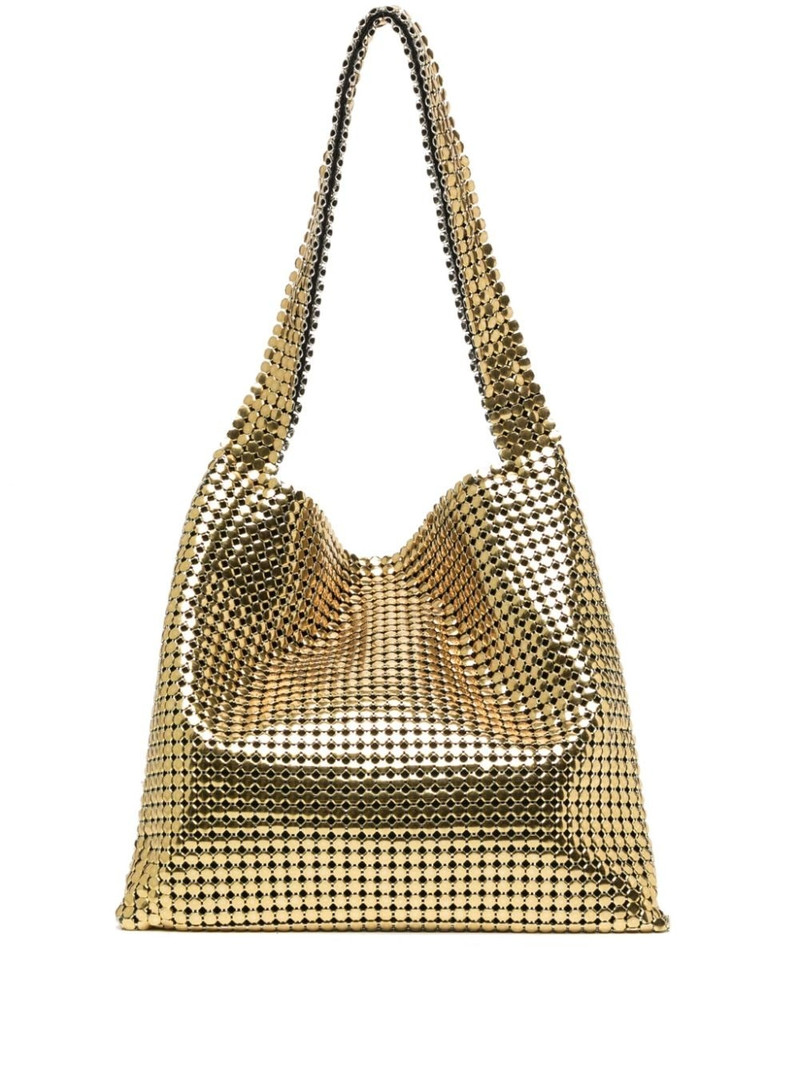 Pixel metallic-finish shoulder bag 1