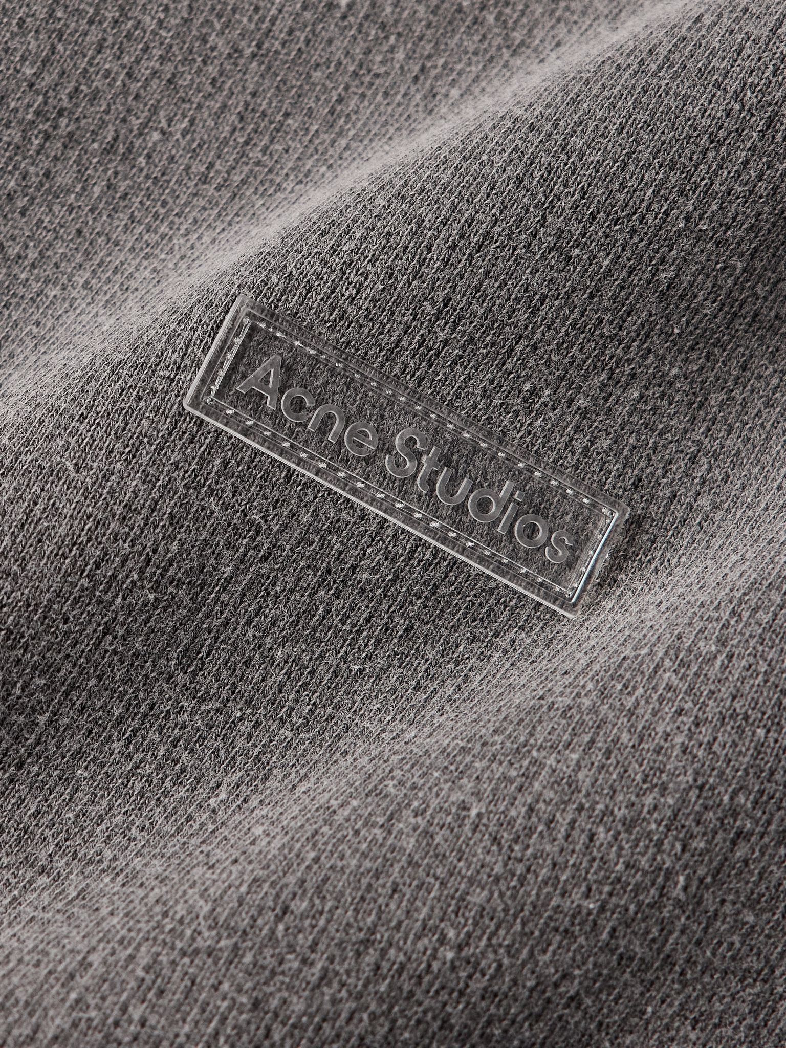Fester U Garment-Dyed Cotton-Jersey Sweatshirt Gray - 4