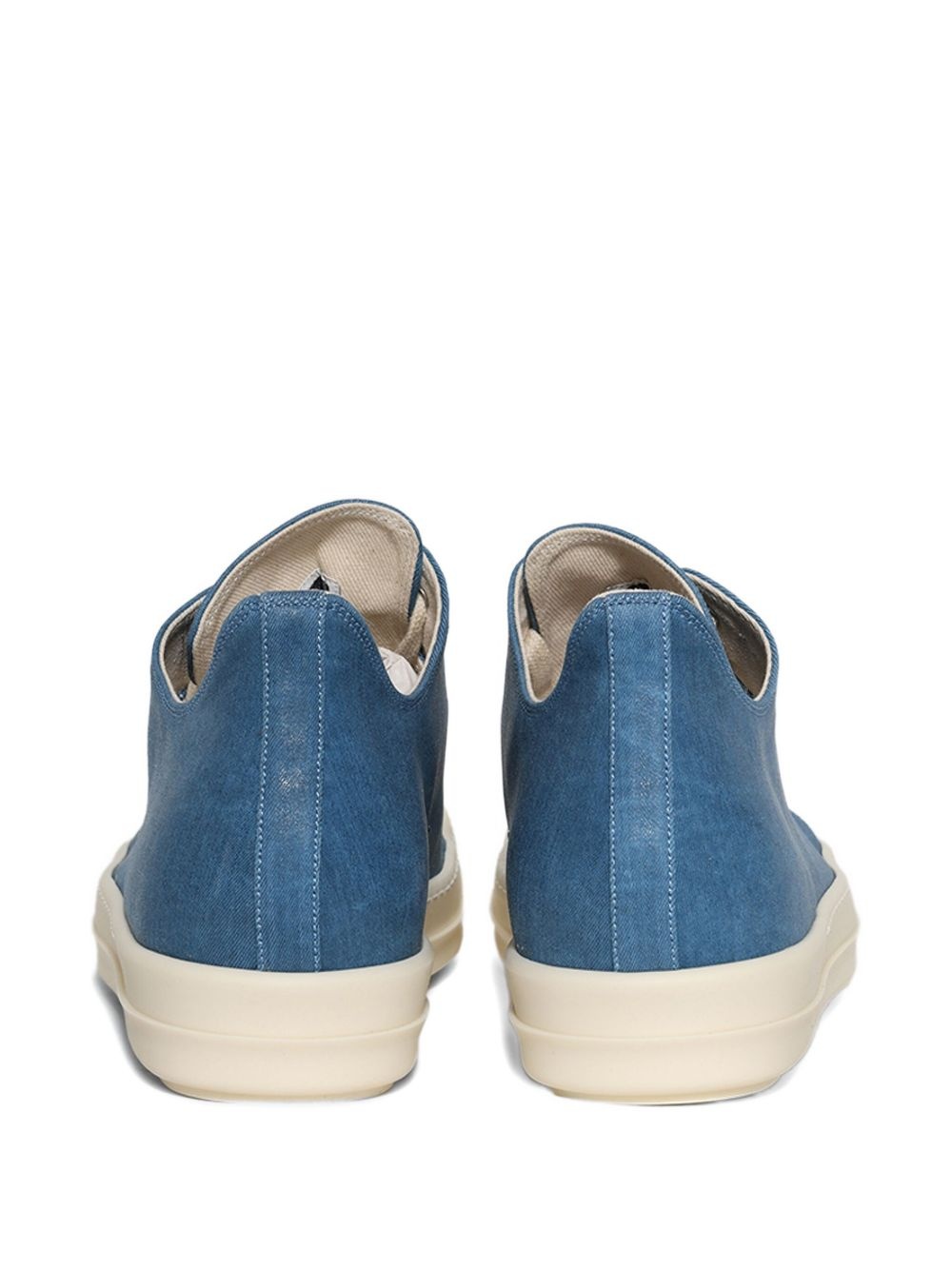 denim hi-top sneakers - 3