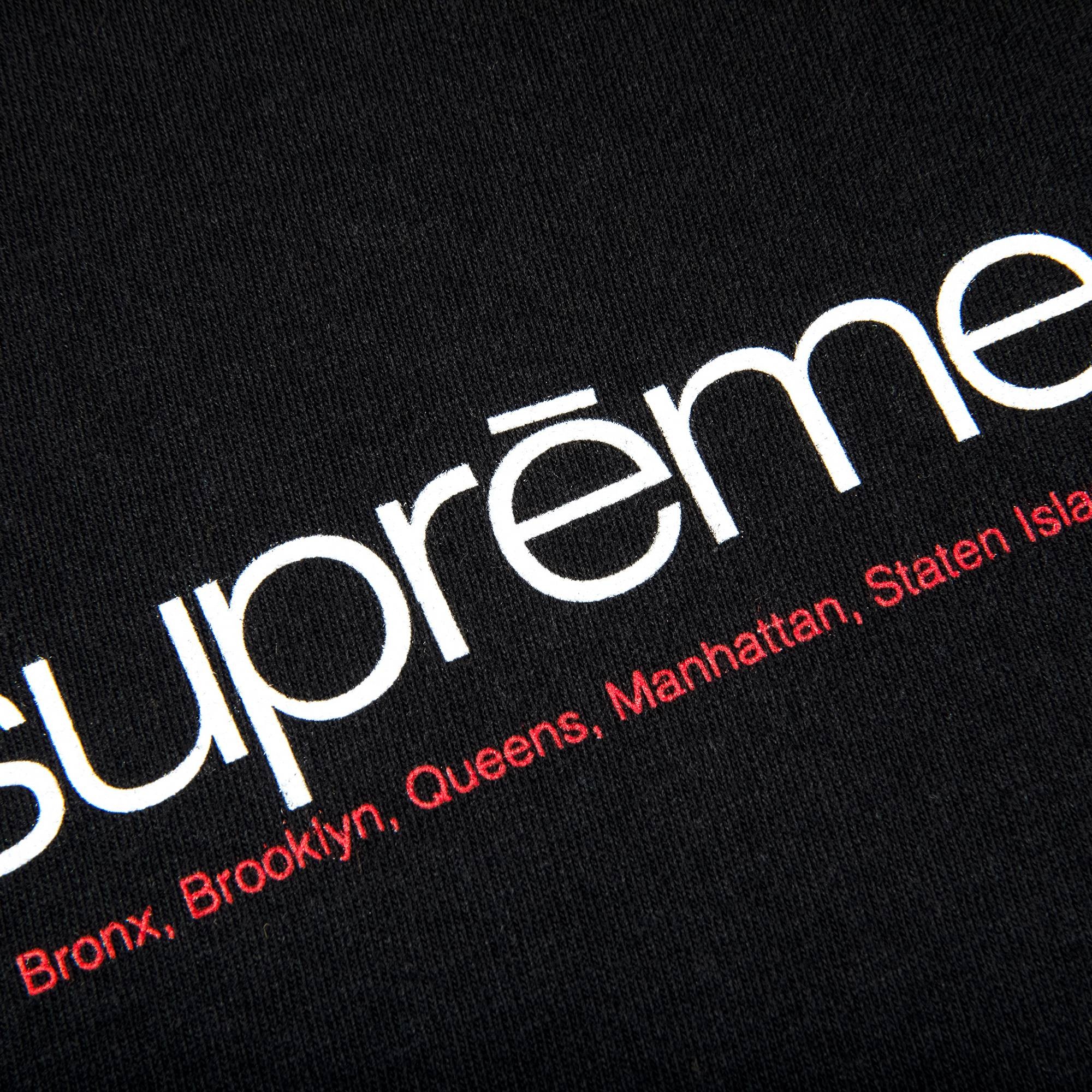 Supreme Five Boroughs Tee 'Black' - 2