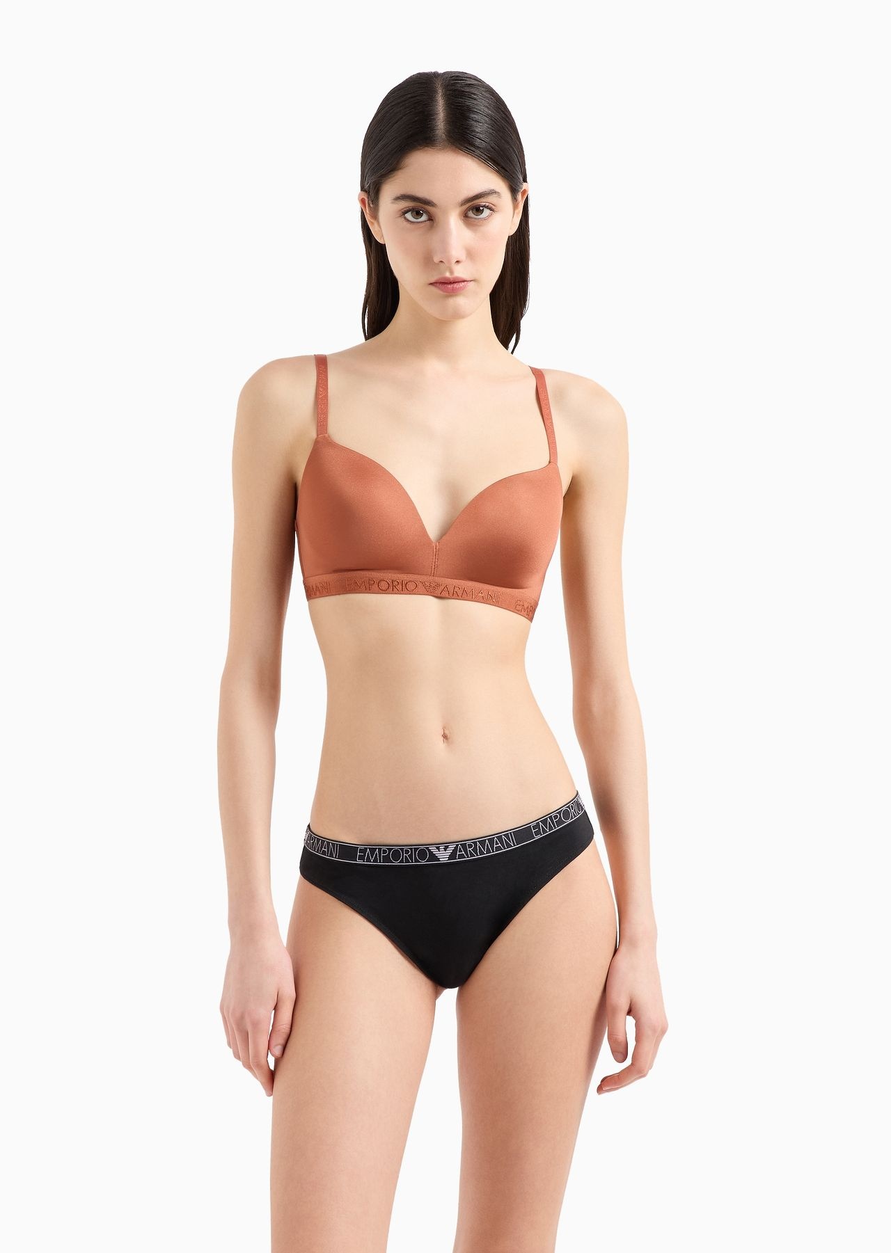 ASV iconic logo band recycled microfibre padded triangle bra - 2