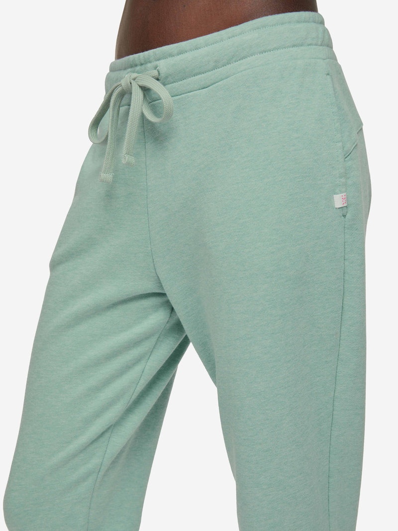 Women's Sweatpants Quinn Cotton Modal Soft Green Heather - 2