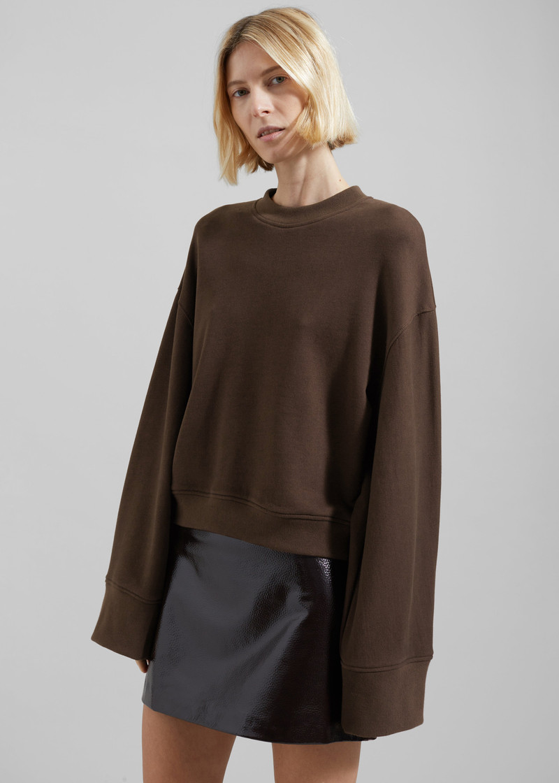 Talia Sweatshirt - Brown 9