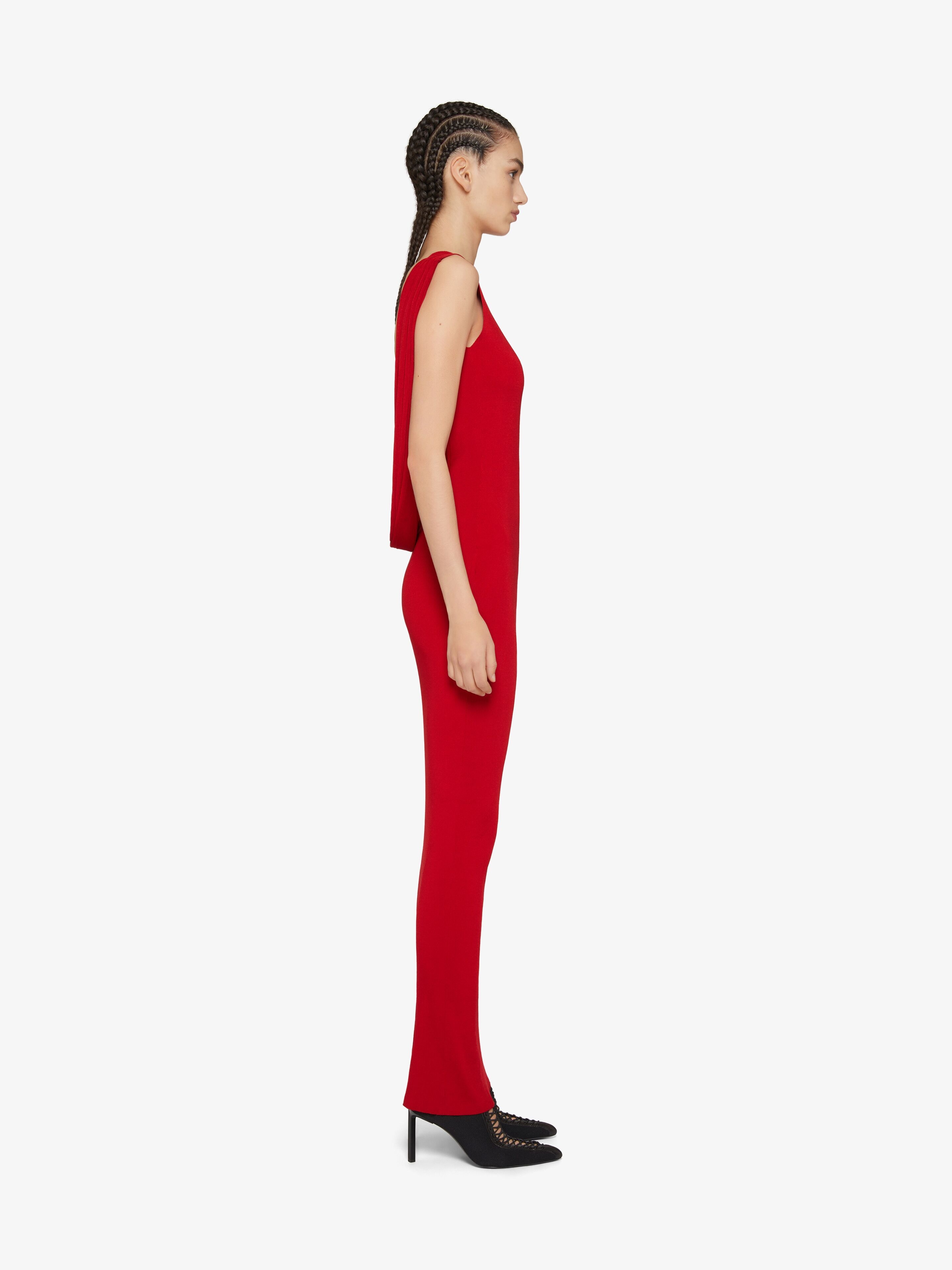 DRESS IN KNIT WITH OPEN BACK - 3