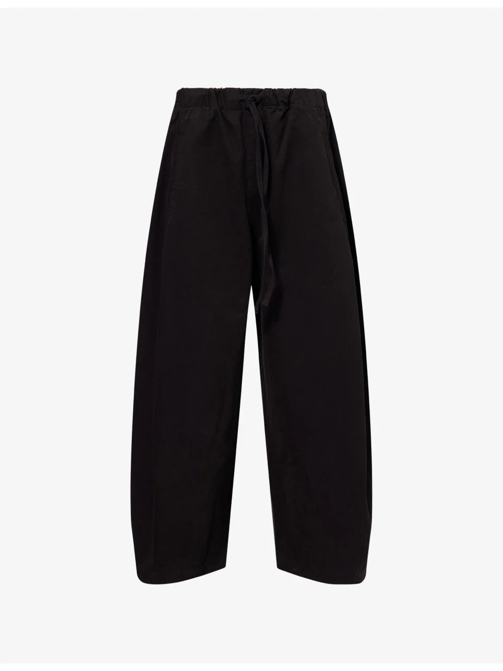 Loft Wide-Leg Cotton Trousers - 1