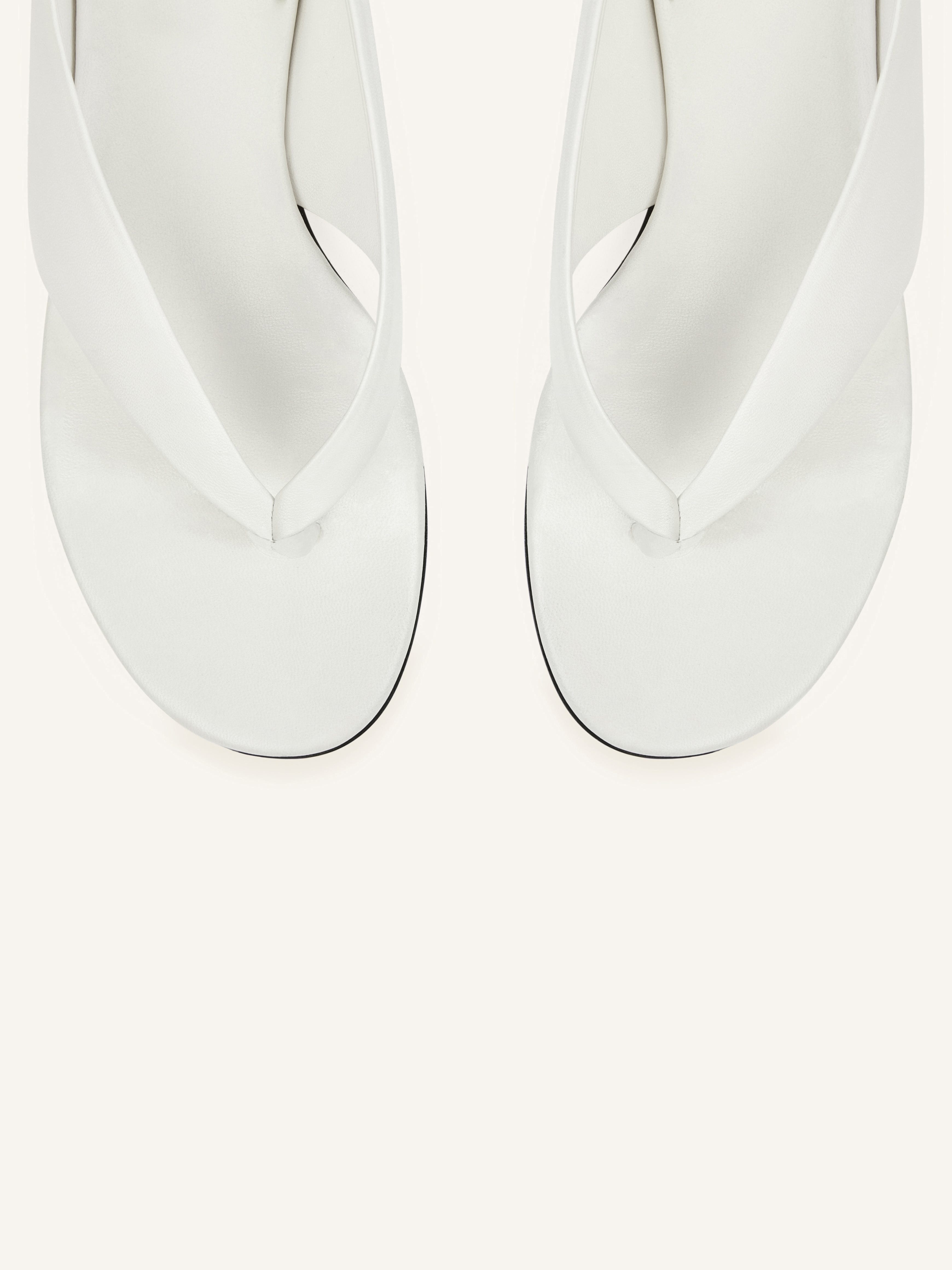 OPENED LEATHER BALLERINAS - 4