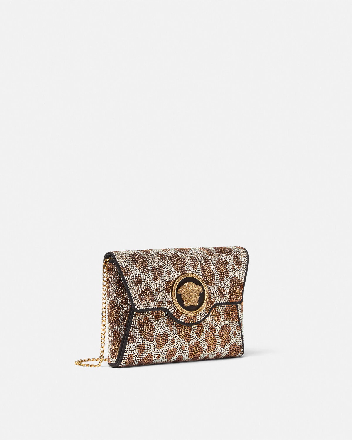 Crystal Leopard La Medusa Clutch - 2
