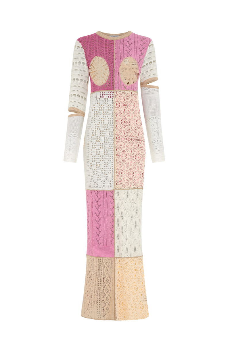 Regenerated Crochet Maxi Dress 1