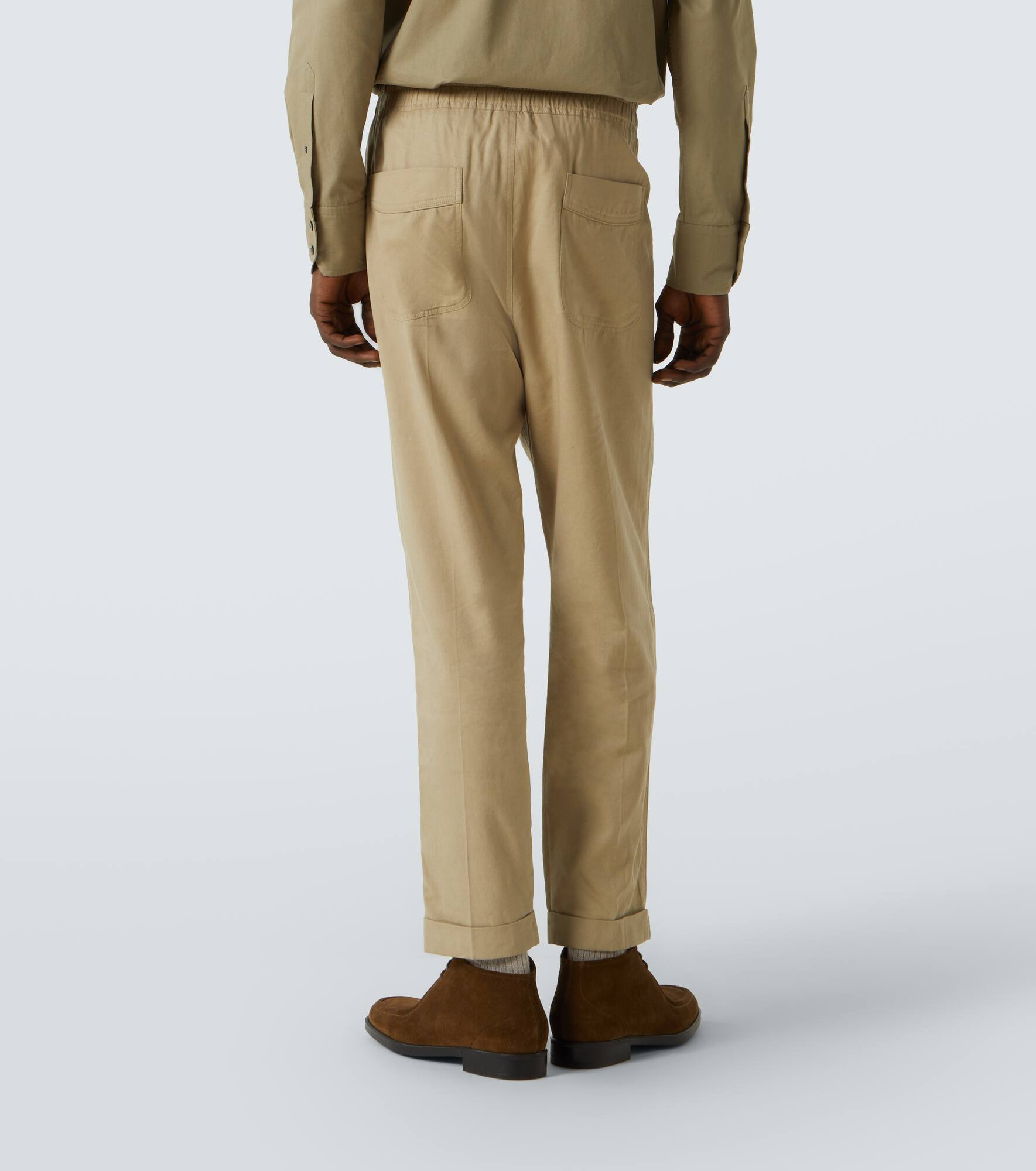 Twill straight pants - 4