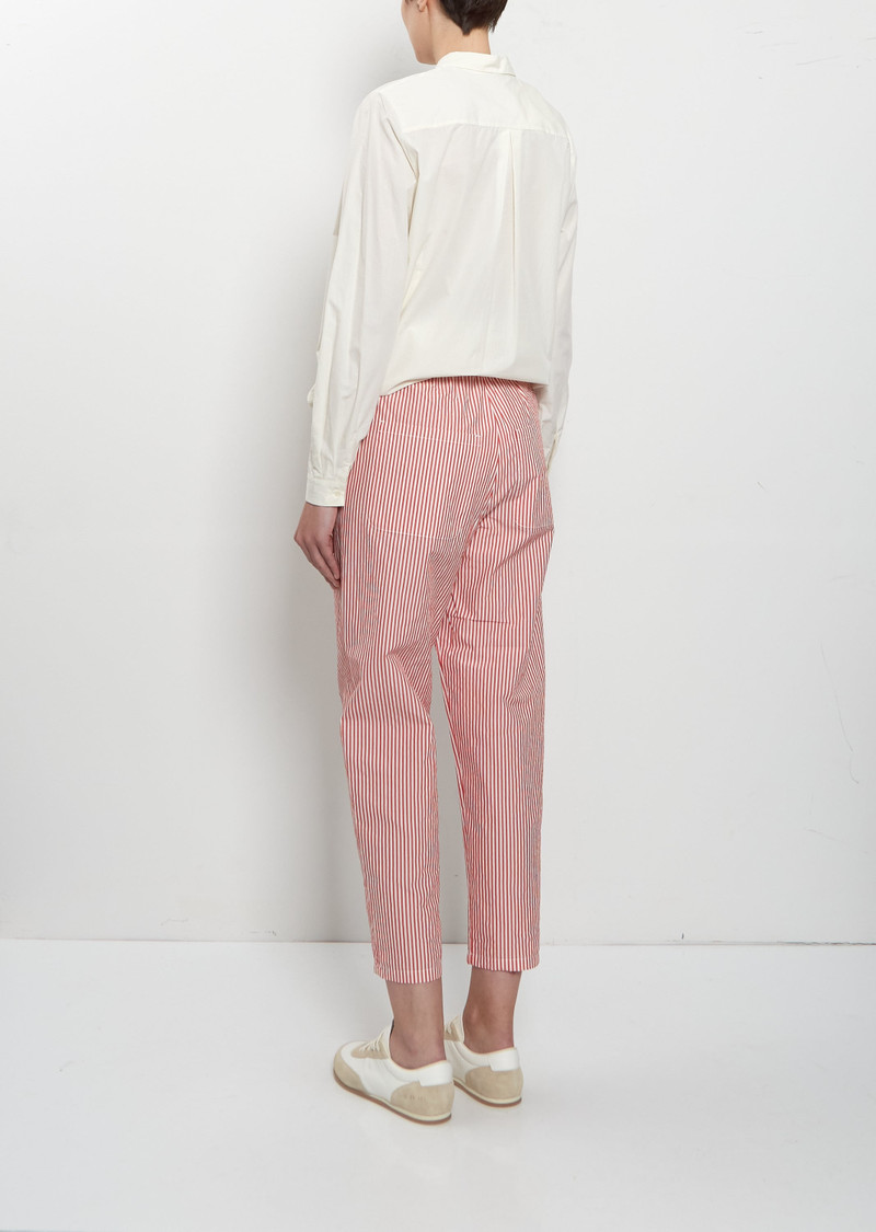 apuntob Striped Cotton Tapered Pants outlook
