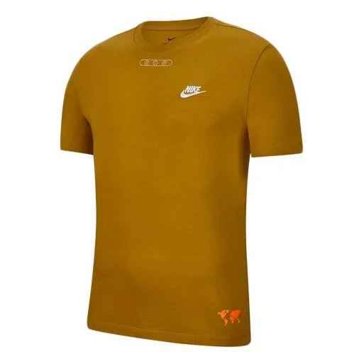 Nike Sportswear Earth Printing Short Sleeve Yellow CT6541-790 - 1