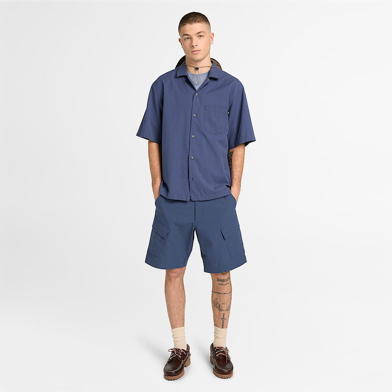 Men's Short-Sleeve Seersucker Resort Shirt 5