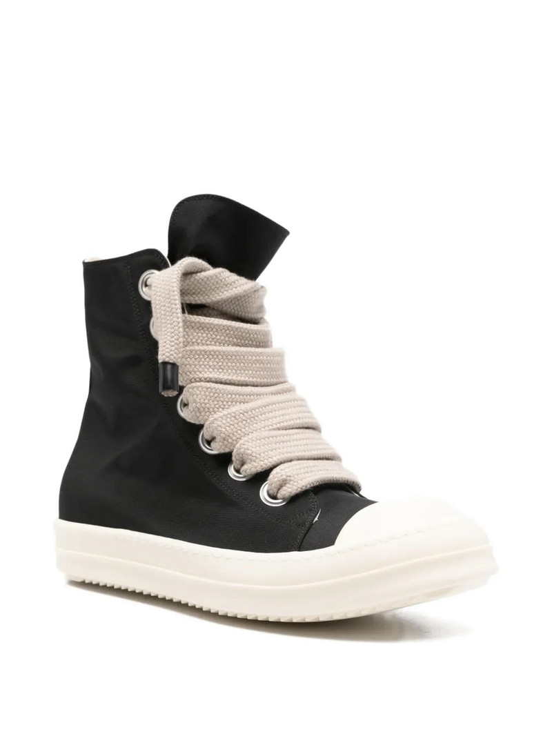 Rick Owens DRKSHDW JUMBOLACE SNEAKERS - BLACK/MILK/MILK outlook