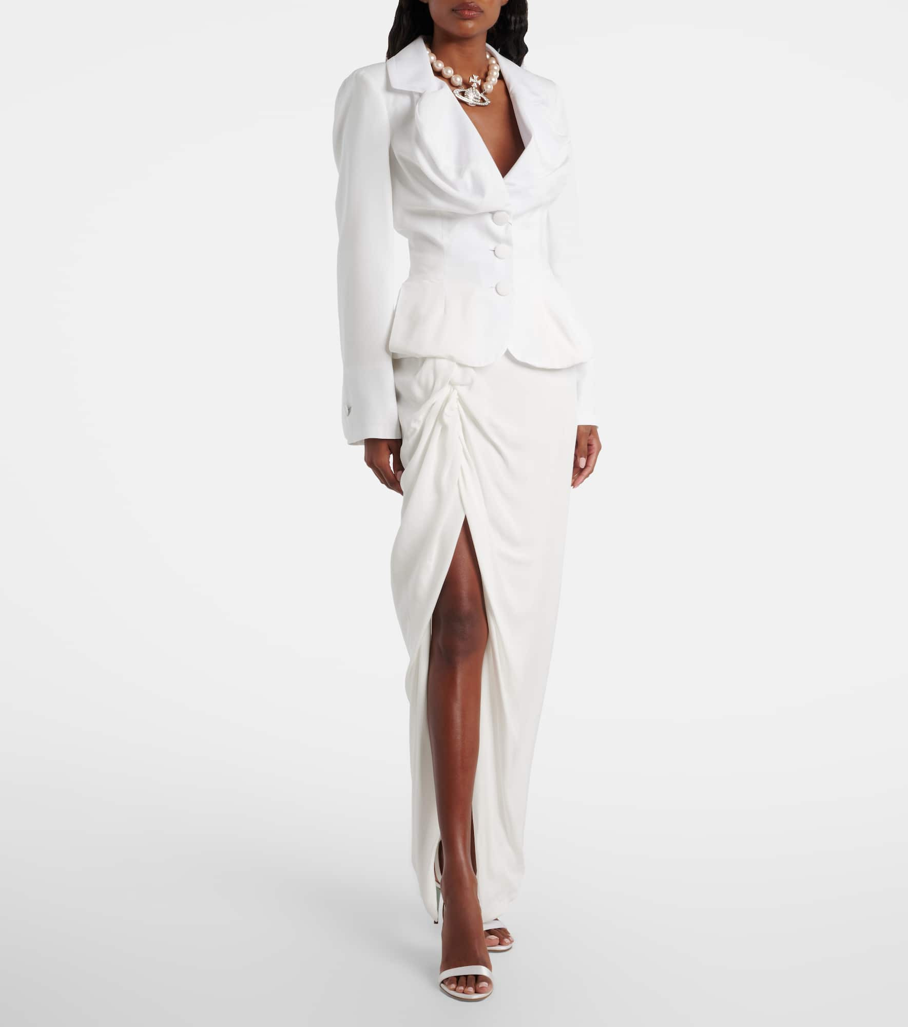 Draped maxi skirt - 2