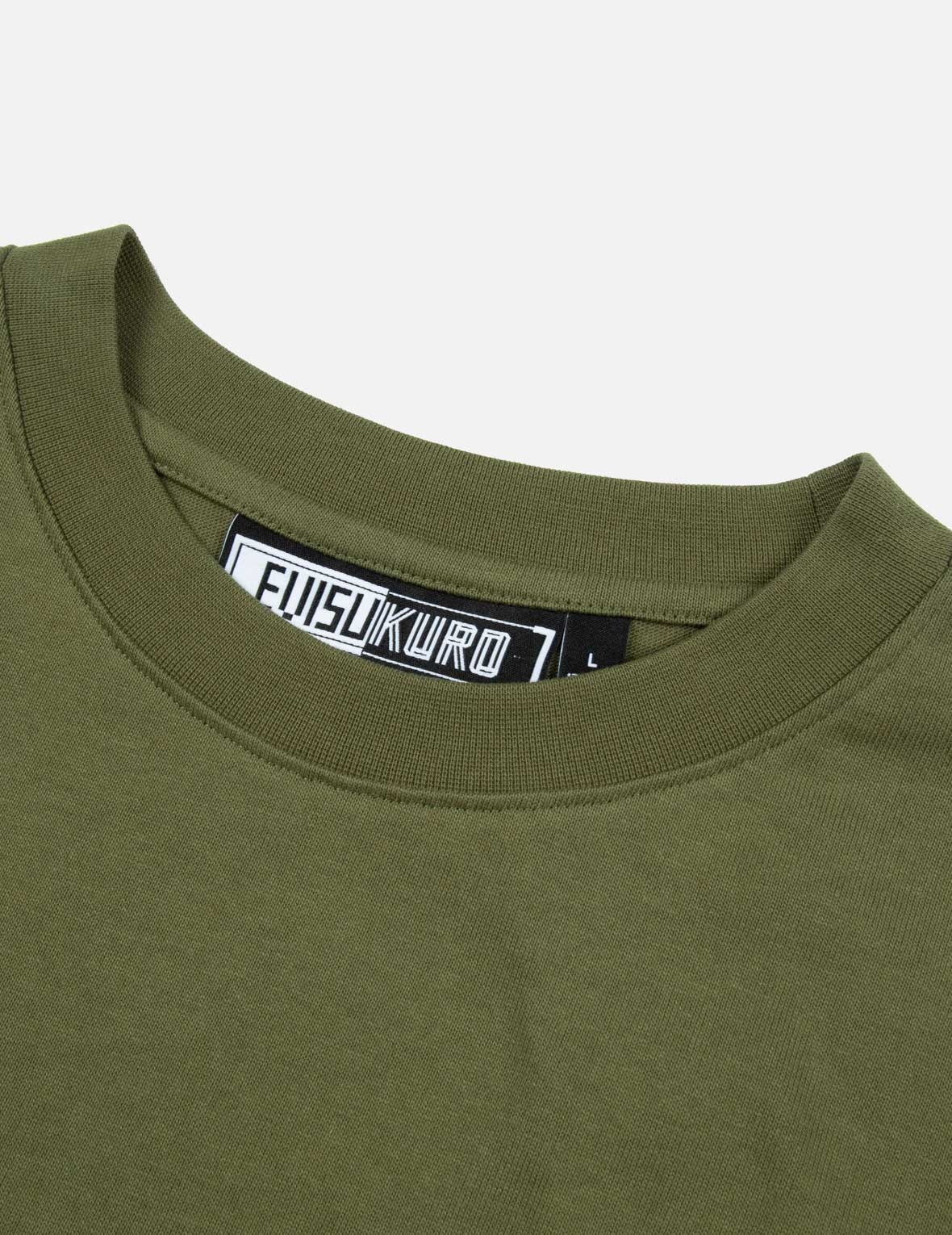 Seagull and Graffiti Logo Print Relax Fit T-Shirt - 8