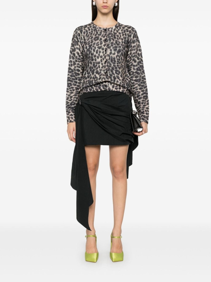 Blumarine leopard-print cardigan outlook