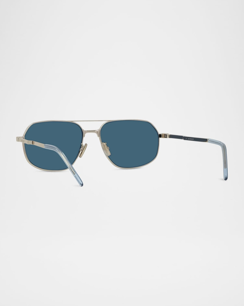 Givenchy Men's Gv One Metal Aviator Sunglasses outlook