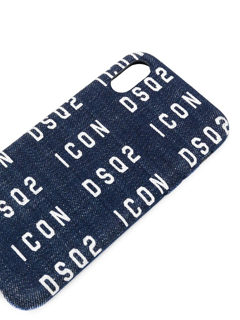 denim logo iPhone X case 3