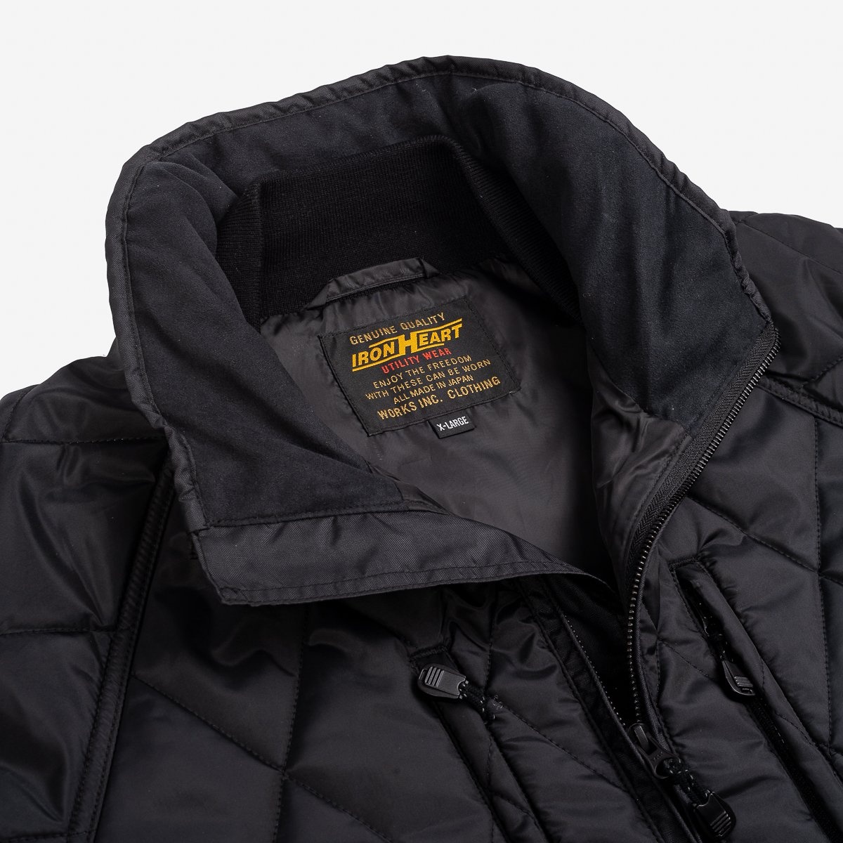 IHJ-79-BLK Primaloft® Gold Quilted Rider's Jacket - Black - 6