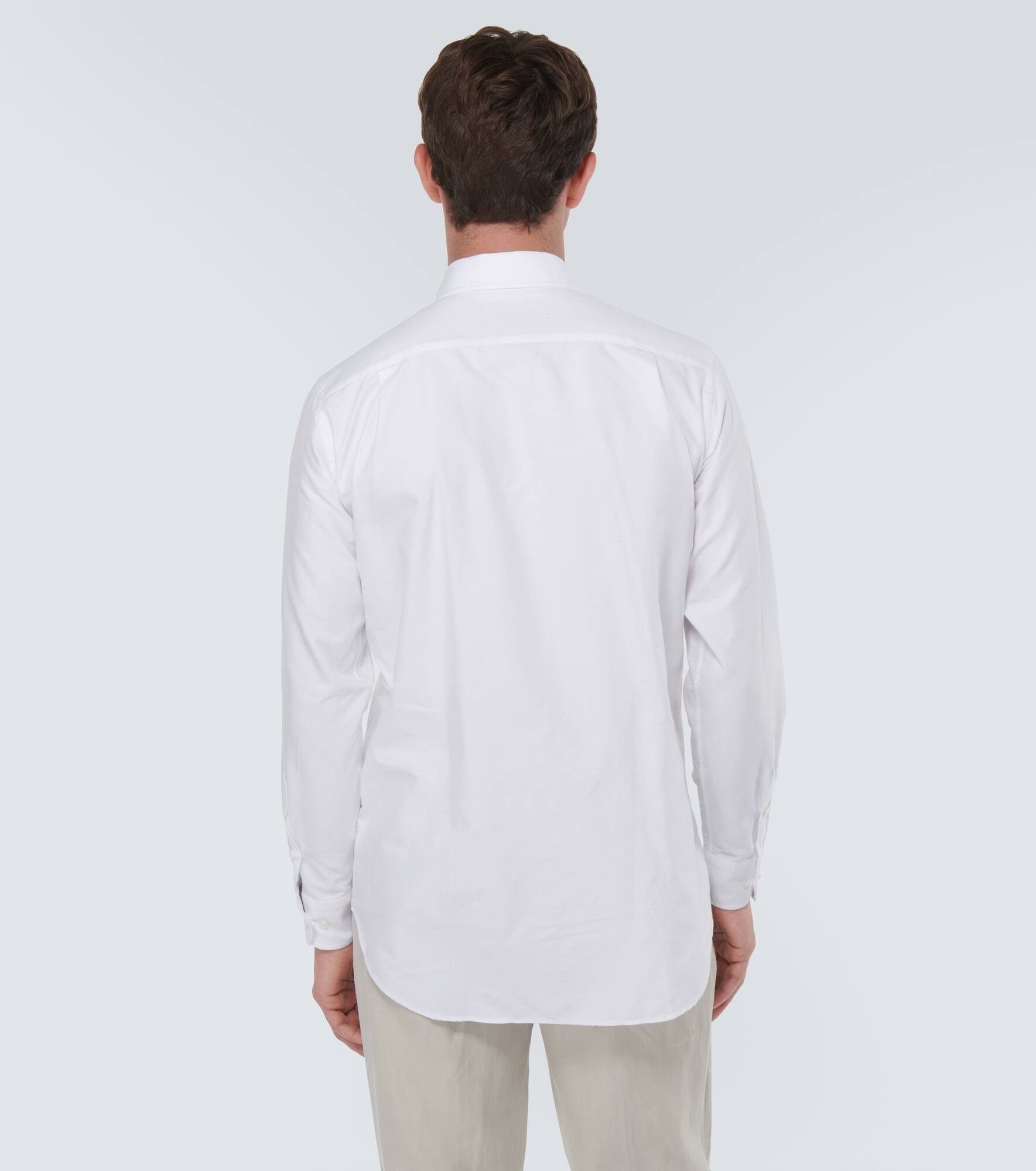 André cotton poplin Oxford shirt - 4